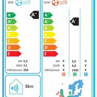 Nástěnná splitová klimatizace SKW 521 DC (5,2 kW)